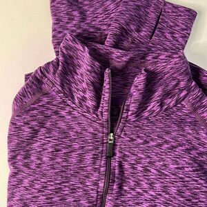 REI Woman’s Medium Purple Quarter Zip with Thumbholes